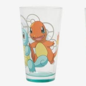 POKEMON/Charmander and Squirtle 16 oz Pint Glass